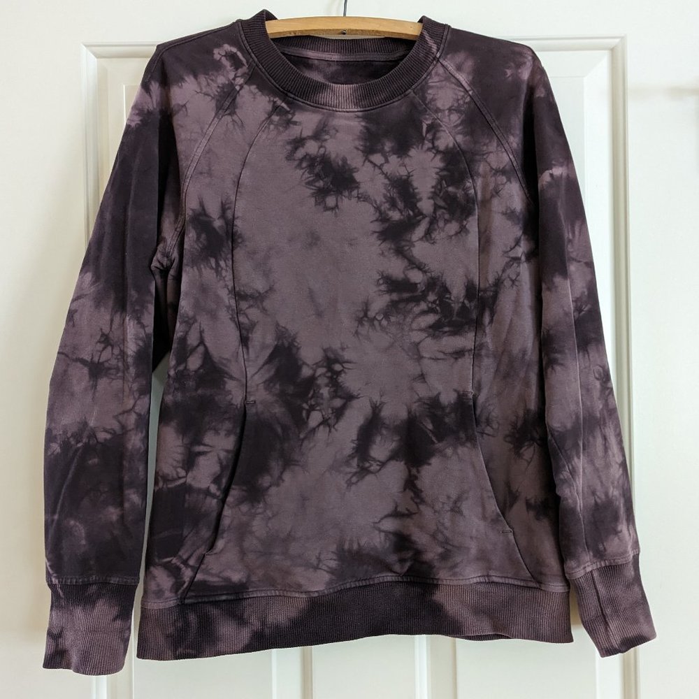 Lululemon Shibori Scuba Crew Pullover Size 8